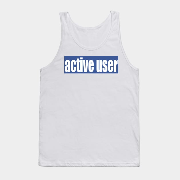 active user vest patch Tank Top by J. Rufus T-Shirtery